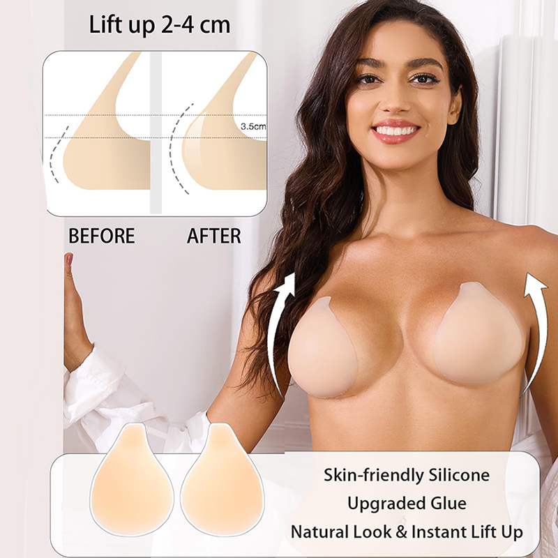 1/2 Pairs Women Sticky Bra Pus - Backless Bra Sticky recensie en prijs