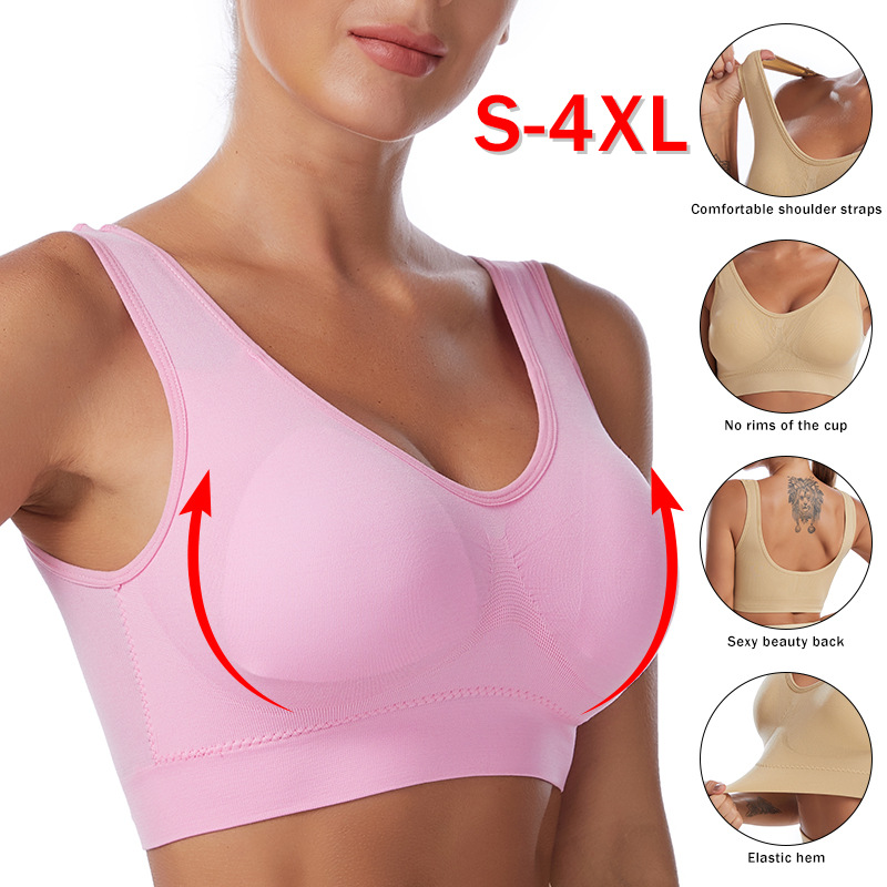 Sexy Women Bra Plus Size Seaml - Wirefree Bra Comfort recensie en prijs