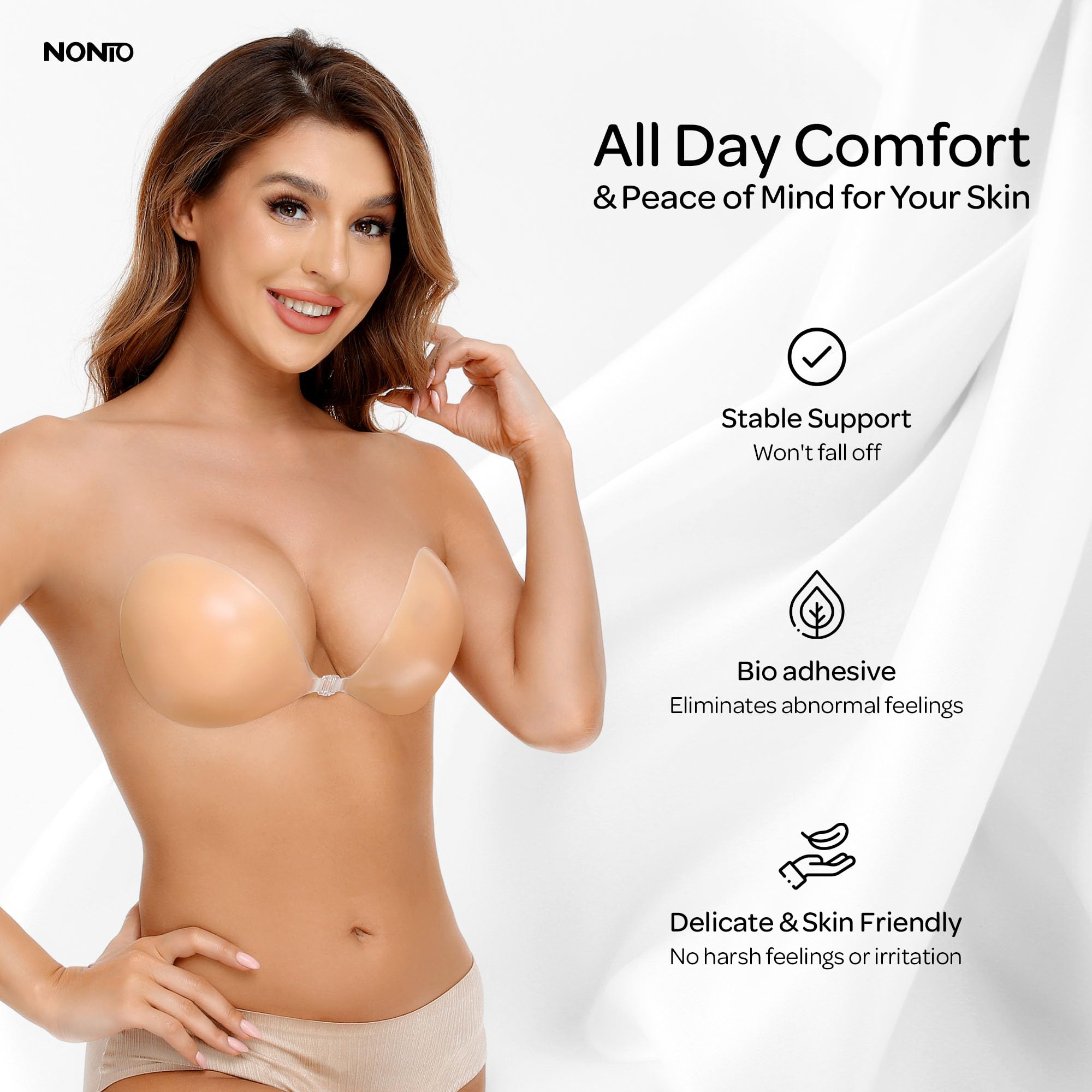 Adhesive Bra Strapless Sticky  - Backless Bra Sticky recensie en prijs