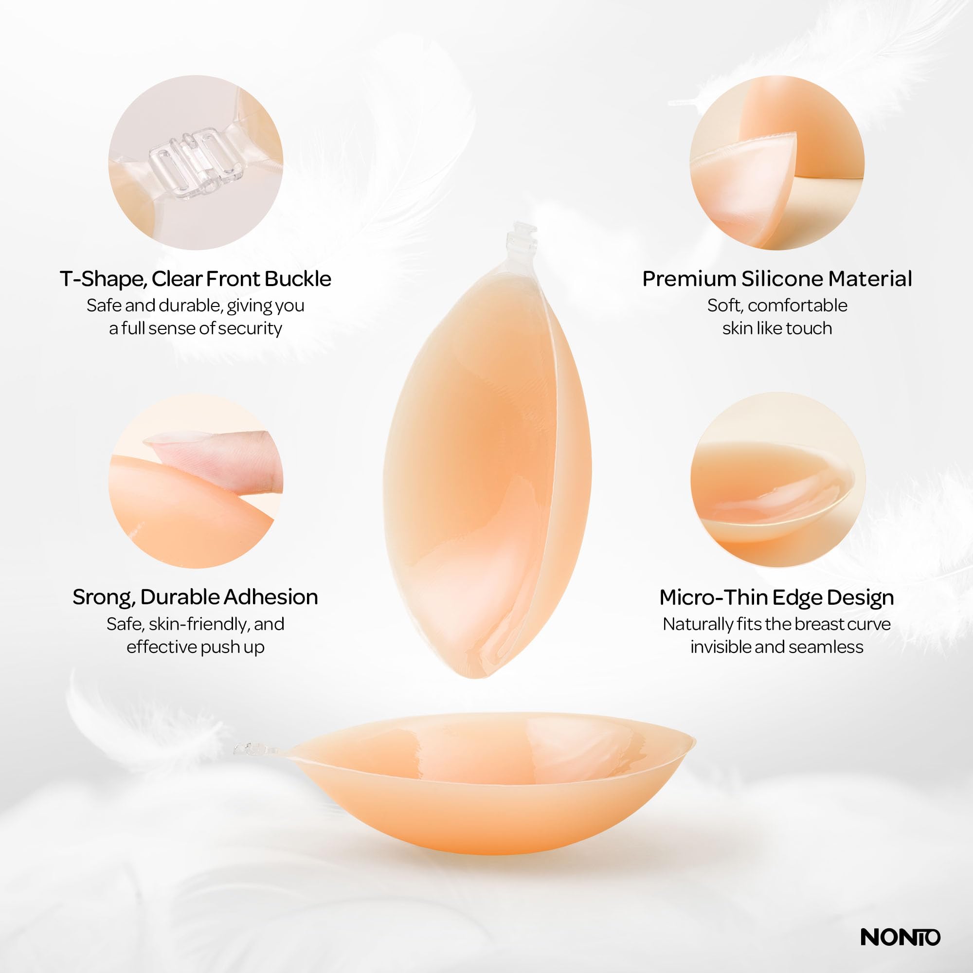 Adhesive Bra Strapless Sticky  - Backless Bra Sticky recensie en prijs