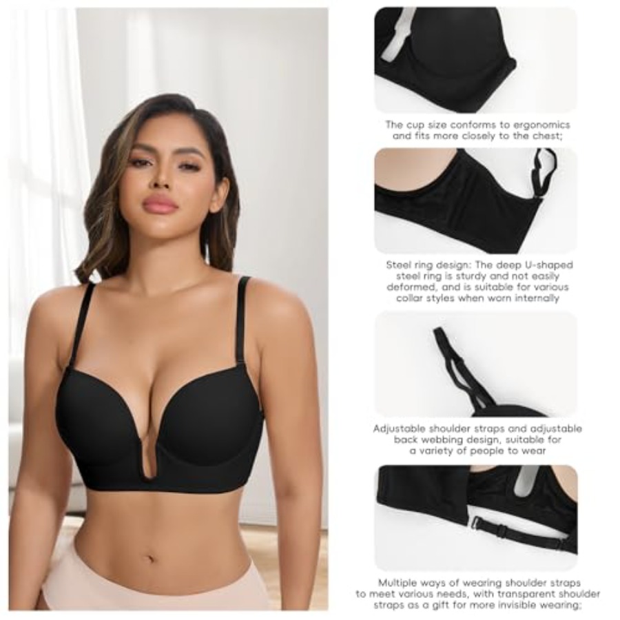 JOYSHAPER Plunge Bras for Wome - Push Up Bra Silicone recensie en prijs