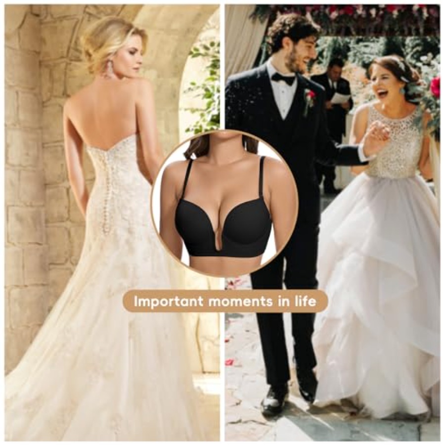 JOYSHAPER Plunge Bras for Wome - Push Up Bra Silicone recensie en prijs