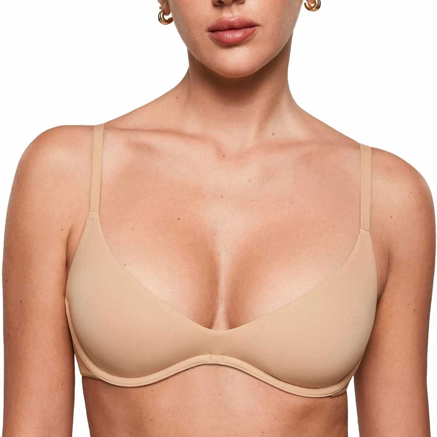 Women's Deep V Unpadded Seamle - Wirefree Bra Comfort recensie en prijs