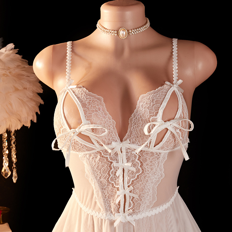 Transparent Sexy Woman Lingeri - Lace Bralette Set recensie en prijs