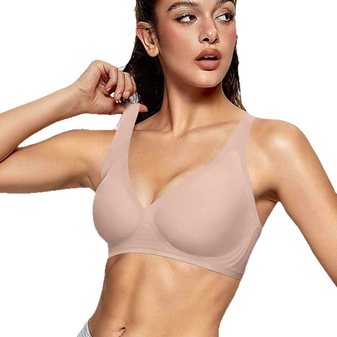 Womens Deep V Wireless Bras Wi - Wirefree Bra Comfort recensie en prijs