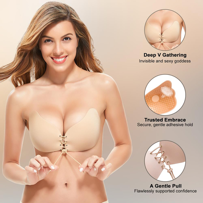 1/2 Pairs Women Summer Backles - Backless Bra Sticky recensie en prijs