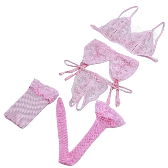 Lace Women Lingerie Set 4 Pcs  - Lace Bralette Set recensie en prijs