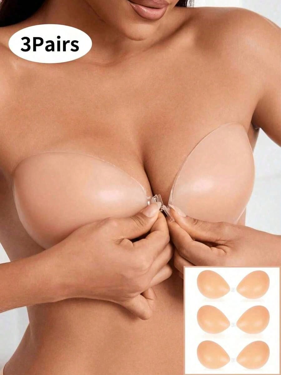 3 pairs Ultra-Sticky Silicone  - Backless Bra Sticky recensie en prijs