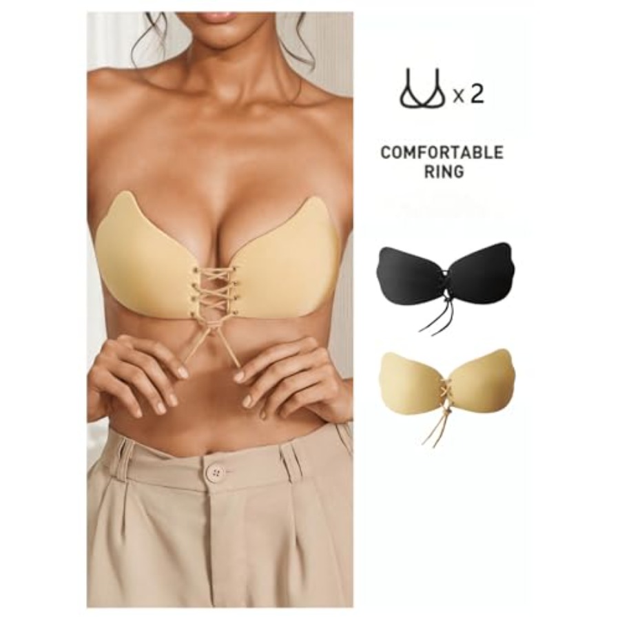 SHENHE Women's 2 Pack Front Cl - Backless Bra Sticky recensie en prijs