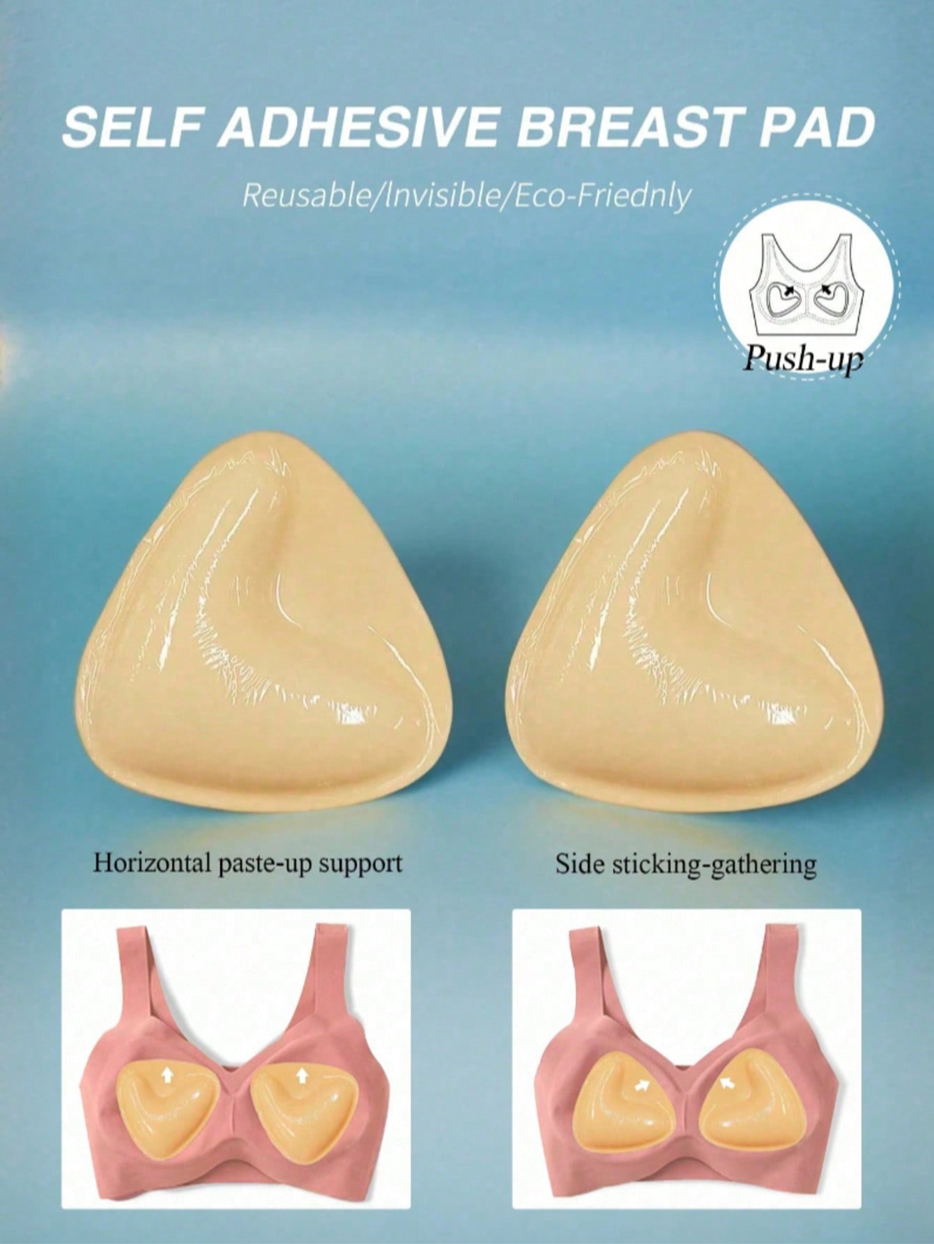 2pcs Reusable Double-Sided Adh - Strapless Bra Adhesive recensie en prijs