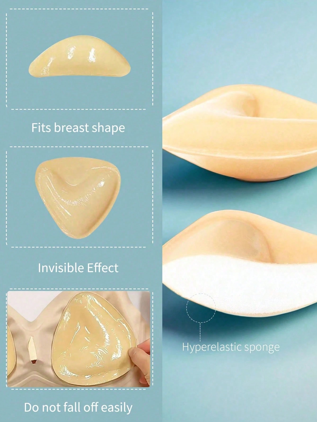 2pcs Reusable Double-Sided Adh - Strapless Bra Adhesive recensie en prijs