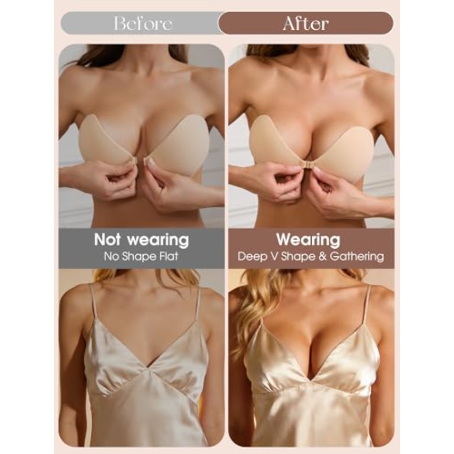 Sticky Bra Push Up Strapless A - Backless Bra Sticky recensie en prijs