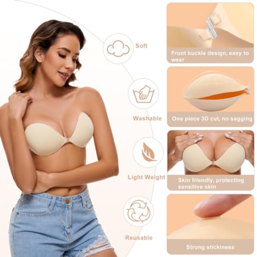 RELIRELIA Women's Sticky Self  - Backless Bra Sticky recensie en prijs