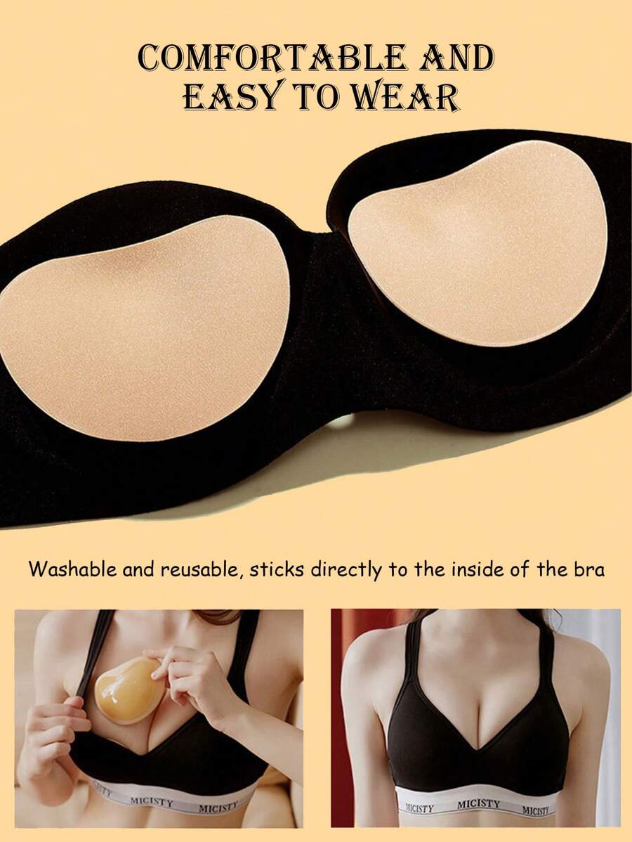 Silicone Sticky Bra Pads Push  - Push Up Bra Silicone recensie en prijs